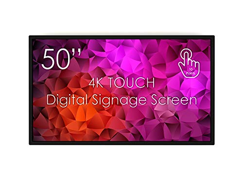SWEDX SDST50K8-01 Digital Signage Touch-Display 127 cm (50 Zoll) (4K Ultra HD, 3 HDMI 2.0, 2 USB-Player, Timer, 24/7 Betrieb) von SWEDX