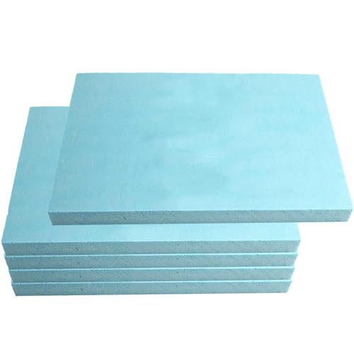 Foam Board Hochdichte Schaumplatte DIY Craft Foam Polystyrol Blockschaumplatine für das Modell zur Herstellung von Handwerkskulpturen 5PCS 11,8x7.9x0.8in von SWEETBIUTI