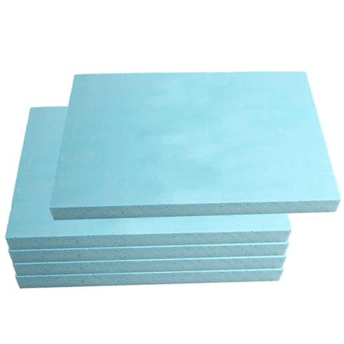 Foamboard High Density Foam Polystyrol Blech DIY Craft Foam Polystyrol Block Polystyrolblech zur Handwerksmodellierungsskulptur 5pcs 11,8x7.9x0,8 Zoll von SWEETBIUTI