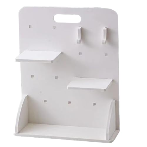 Kawaii Desk Organizer Großer süßer Schreibtisch Organizer vertikales süßes Bücherregal mit 2 Teiler 2 Haken, 12 x 4 x 14 Multifunktions -Schreibtisch Organizer für Office School Home von SWEETBIUTI