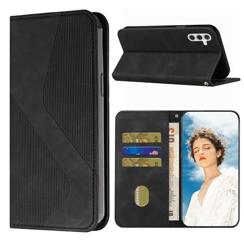 SWEIMEN Handyhülle für Samsung Galaxy A54 5G Hülle Lederhülle Klappbar Flip Case Tasche Magnet Kartenfach Standfunktion Schutzhülle von SWEIMEN