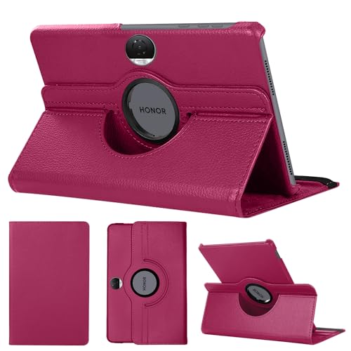 SWEIMEN Hülle Kompatibel mit Honor Pad 9 12 Zoll Tablette, PU Lederhülle 360° Drehbar Multi-Winkel Schutz Ständer Schutzhülle von SWEIMEN