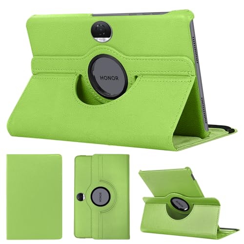 SWEIMEN Hülle Kompatibel mit Honor Pad 9 12 Zoll Tablette, PU Lederhülle 360° Drehbar Multi-Winkel Schutz Ständer Schutzhülle von SWEIMEN