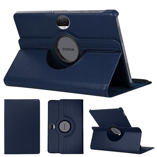 SWEIMEN Hülle Kompatibel mit Honor Pad 9 12 Zoll Tablette, PU Lederhülle 360° Drehbar Multi-Winkel Schutz Ständer Schutzhülle von SWEIMEN