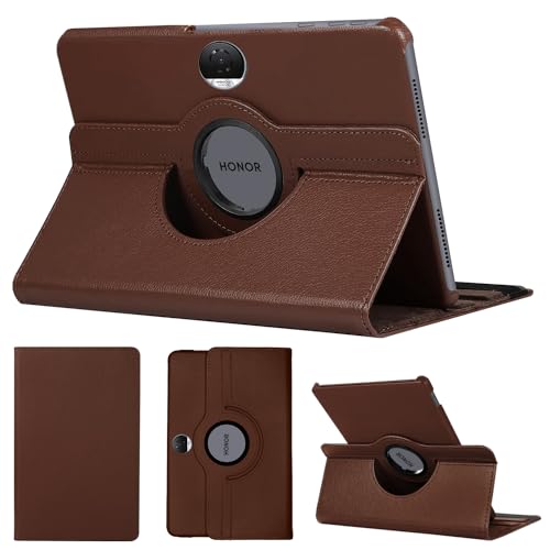 SWEIMEN Hülle Kompatibel mit Honor Pad 9 12 Zoll Tablette, PU Lederhülle 360° Drehbar Multi-Winkel Schutz Ständer Schutzhülle von SWEIMEN