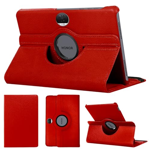 SWEIMEN Hülle Kompatibel mit Honor Pad 9 12 Zoll Tablette, PU Lederhülle 360° Drehbar Multi-Winkel Schutz Ständer Schutzhülle von SWEIMEN