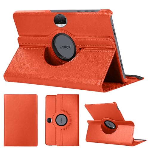SWEIMEN Hülle Kompatibel mit Honor Pad 9 12 Zoll Tablette, PU Lederhülle 360° Drehbar Multi-Winkel Schutz Ständer Schutzhülle von SWEIMEN