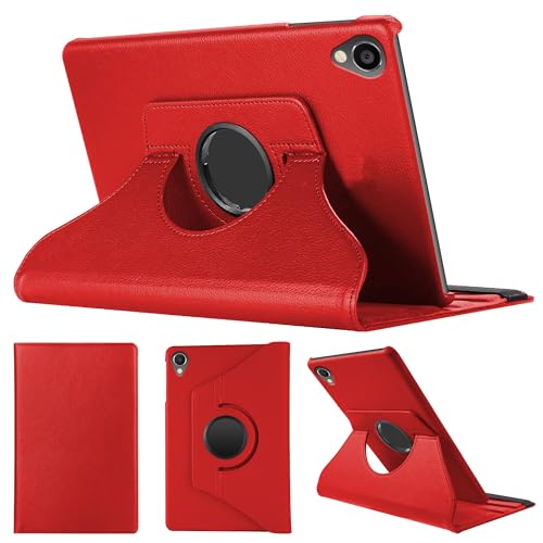 SWEIMEN Hülle Kompatibel mit Huawei MediaPad M6 8.4 Zoll Tablette, PU Lederhülle 360° Drehbar Multi-Winkel Schutz Ständer Schutzhülle von SWEIMEN