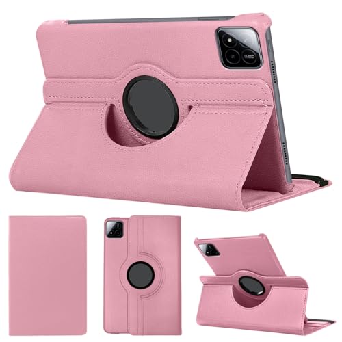 SWEIMEN Hülle Kompatibel mit Xiaomi Pad 7 Pro 11.2 Tablette, PU Lederhülle 360° Drehbar Multi-Winkel Schutz Ständer Schutzhülle von SWEIMEN