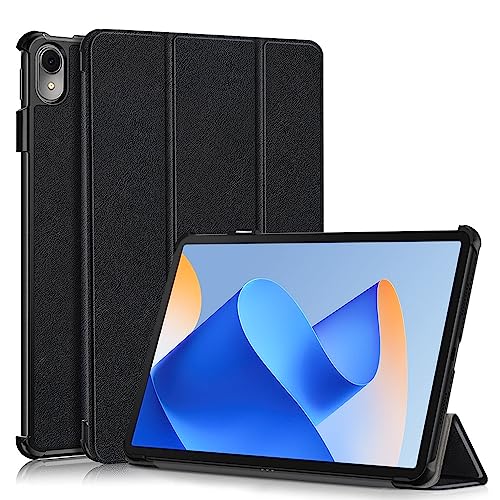 SWEIMEN Hülle für Huawei MatePad 11 (2023) Tablets, Schlank Leder Smart Case Dreifach Falt Klapp Schutzhülle Ständer Cover von SWEIMEN