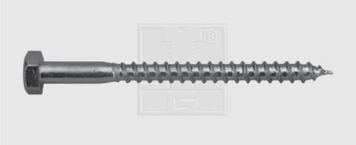 SWG 1921018010 Holzschraube 10mm 180mm Außensechskant DIN 571 Stahl verzinkt 25St. SWG 1921018010 Holzschraube 10mm 180mm Außensechskant DIN 571 Stahl verzinkt 25St. von SWG