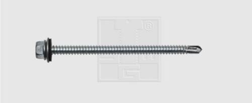 SWG 21163010010 Bohrschrauben 6.3mm 100mm Außensechskant DIN 7504-K Stahl verzinkt 100St. von SWG