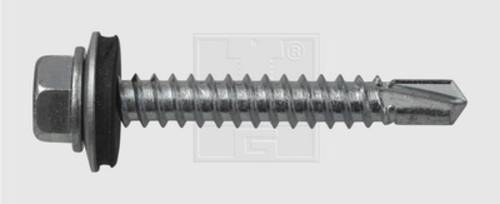 SWG 21165502510 Bohrschrauben 5.5mm 25mm Außensechskant DIN 7504-K Stahl verzinkt 100St. von SWG