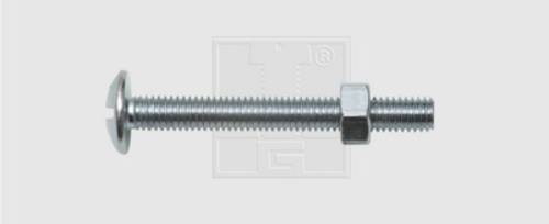 SWG 224066010 Möbelbauschrauben M6 60mm Außensechskant Stahl verzinkt 100St. von SWG