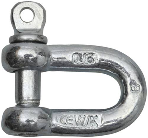 SWG 68017434975 Schäkel 6mm Stahl galvanisch verzinkt 25St. von SWG