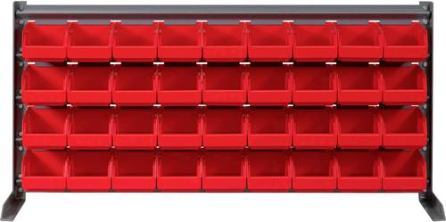 SWG 9620475 Wandpaneel inkl. Lagerfixkästen (L x B x H) 1020 x 200 x 480mm Rot 1St. von SWG