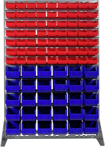 SWG 9621415575 Wandpaneel inkl. Lagerfixkästen (L x B x H) 1120 x 470 x 440mm Rot, Blau 1St. von SWG