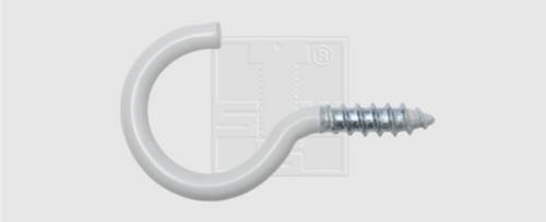 SWG Wäscheleinenhaken 100mm Stahl weiss beschichtet 100mm 50St. SWG Wäscheleinenhaken 100mm Stahl weiss beschichtet 100mm 50St. von SWG
