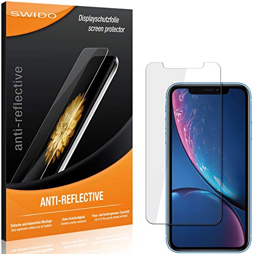 SWIDO Displayschutzfolie für Apple iPhone XR [3 Stück] Anti-Reflex MATT Entspiegelnd, Extrem Kratzfest, Folie, Displayschutz, Schutzfolie, Panzerfolie von SWIDO