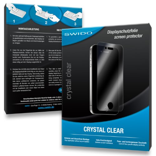 SWIDO 3Y020292 kristallklar hartbeschichtet Displayschutzfolie für Casio Exilim EX-ZS10/ZS-10 (3-er Pack) von SWIDO