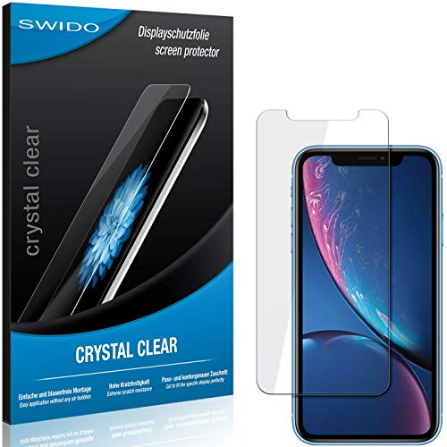 SWIDO Displayschutzfolie für Apple iPhone XR [3 Stück] Kristall-Klar, Extrem Kratzfest, Schutz vor Kratzer, Folie, Glasfolie, Displayschutz, Schutzfolie, Panzerfolie von SWIDO