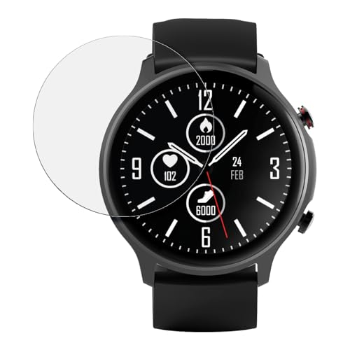 SWIDO Displayschutzfolie für Hama Smartwatch Fit Watch 6910 GPS [3 Stück] Kristall-Klar, Extrem Kratzfest, Schutz vor Kratzer, Folie, Glasfolie, Displayschutz, Schutzfolie, Panzerfolie von SWIDO