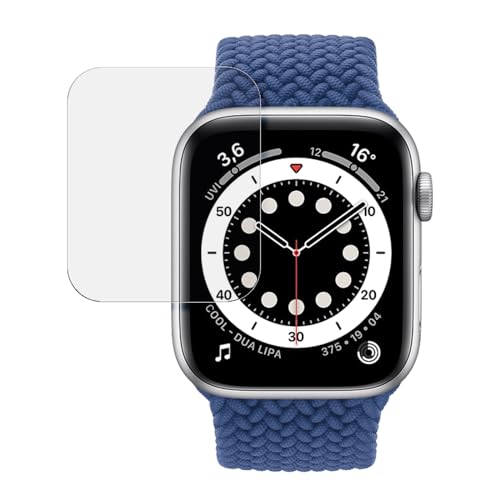 SWIDO Panzer Schutz Folie kompatibel mit Apple Watch Series 6 (44mm), Displayschutzfolie, Panzerglas Folie, Ultra-Klar, 2 Stück, Made in Germany von SWIDO
