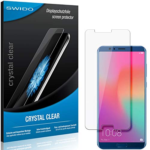 SWIDO Panzer Schutz Folie kompatibel mit Huawei Honor 10, Displayschutzfolie, Panzerglas Folie, Ultra-Klar, 2 Stück, Made in Germany von SWIDO