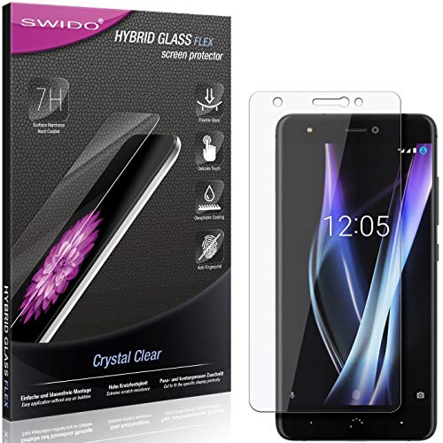 SWIDO Panzer Schutz Glas kompatibel mit BQ Aquaris X Pro, Displayschutzfolie, Ultra-klar, Made in Germany von SWIDO