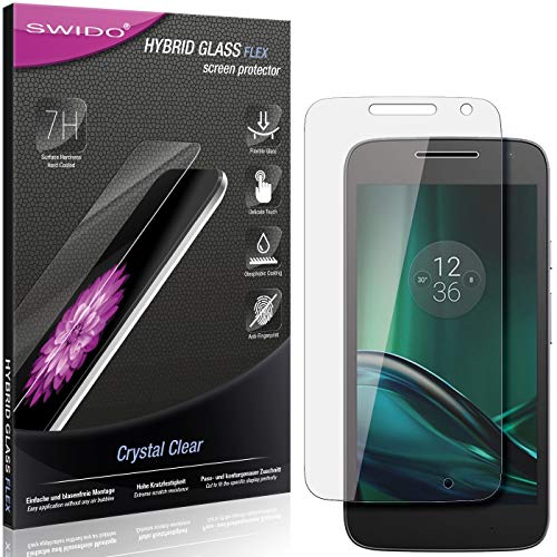 SWIDO Panzer Schutz Glas kompatibel mit Motorola Moto G4 Play, Displayschutzfolie, Ultra-klar, Made in Germany von SWIDO