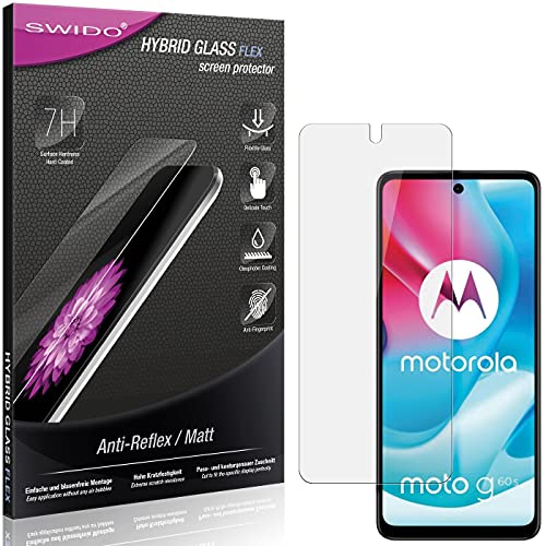SWIDO Panzer Schutz Glas kompatibel mit Motorola Moto G60S, Displayschutzfolie, anti-reflektierend, MATT, Made in Germany von SWIDO