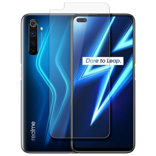 SWIDO Panzer Schutz Glas kompatibel mit Realme 6 Pro, Displayschutzfolie, Ultra-klar, Made in Germany von SWIDO