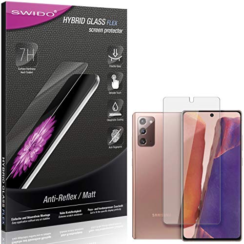 SWIDO Panzer Schutz Glas kompatibel mit Samsung Galaxy Note 20 5G, Displayschutzfolie, anti-reflektierend, MATT, Made in Germany von SWIDO