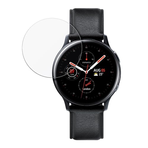 SWIDO Panzer Schutz Glas kompatibel mit Samsung Galaxy Watch Active 2 (44mm), Displayschutzfolie, anti-reflektierend, MATT, Made in Germany von SWIDO