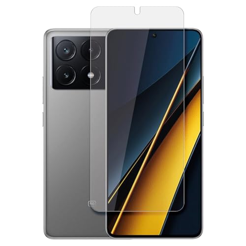 SWIDO Panzerglasfolie kompatibel mit Xiaomi Poco X6 Pro Schutzglas Displayschutz Hybridglas Glasschutzfolie, KLAR, HD Clear, Kratzfest, Flexibel von SWIDO