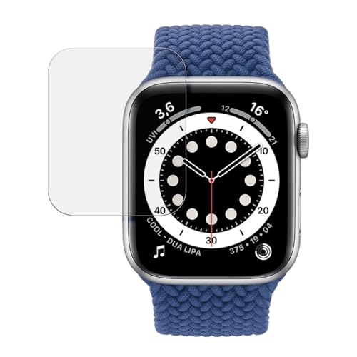 SWIDO Schutzfolie für Apple Watch Series 6 (44mm) [2 Stück] Anti-Reflex MATT Entspiegelnd, Hoher Härtegrad, Schutz vor Kratzer/Folie, Displayschutz, Displayschutzfolie, Panzerglas-Folie von SWIDO