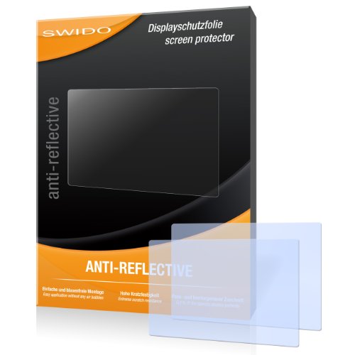 SWIDO X023098 Anti-reflektierende hartbeschichtet Displayschutzfolie für Sony Cybershot DSC-W690/W-690 (2-er Pack) von SWIDO