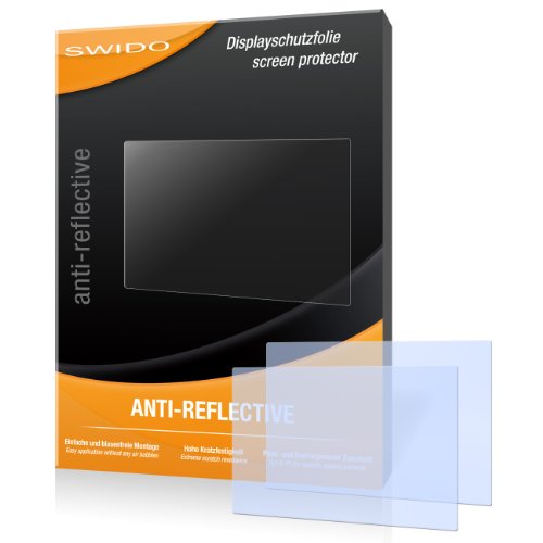 SWIDO X023161 Anti-reflektierende hartbeschichtet Displayschutzfolie für Canon Powershot SX40 HS/SX-40HS (2-er Pack) von SWIDO