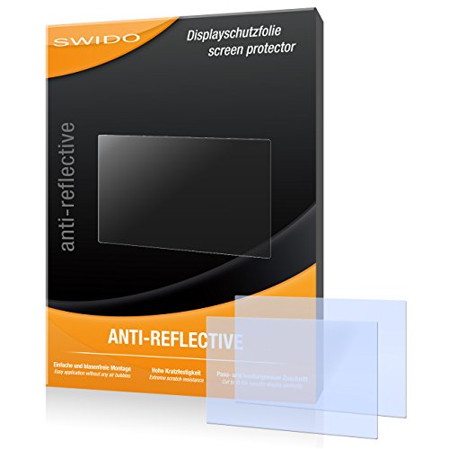 SWIDO X023957 Anti-reflektierende hartbeschichtet Displayschutzfolie für Panasonic Lumix DMC-G5H/G5 H/G-5H (2-er Pack) von SWIDO