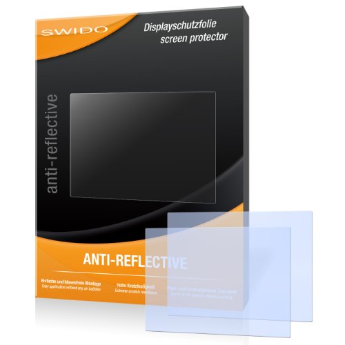 SWIDO X024222 Anti-reflektierende hartbeschichtet Displayschutzfolie für Sony Cybershot DSC-W710/W-710 (2-er Pack) von SWIDO