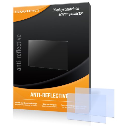 SWIDO X024312 2-er hartbeschichtet Anti-Reflective Displayschutzfolie für Canon Powershot N100/N-100 von SWIDO