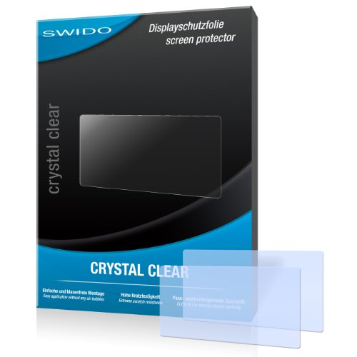 SWIDO Y023061 kristallklar hartbeschichtet Displayschutzfolie für Sony Cybershot DSC-TX100V/TX-100V/TX100-V (2-er Pack) von SWIDO