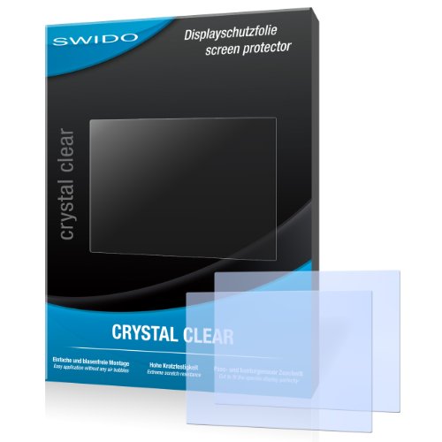 SWIDO Y024222 kristallklar hartbeschichtet Displayschutzfolie für Sony Cybershot DSC-W710/W-710 (2-er Pack) von SWIDO