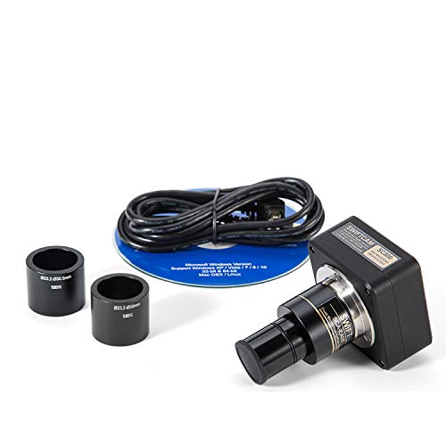 Swiftcam SC500-CK Optische Mikroskop-Digitalkamera, Echtzeit-Live-Video, USB-Mikroskop-Kamera + Software + Kalibrierungsset 3MP, 5MP, 10MP von SWIFT