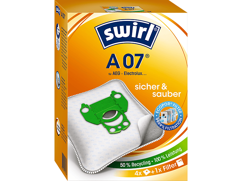 SWIRL - Swirl® A 07® EcoPor® Staubsaugerbeutel von SWIRL