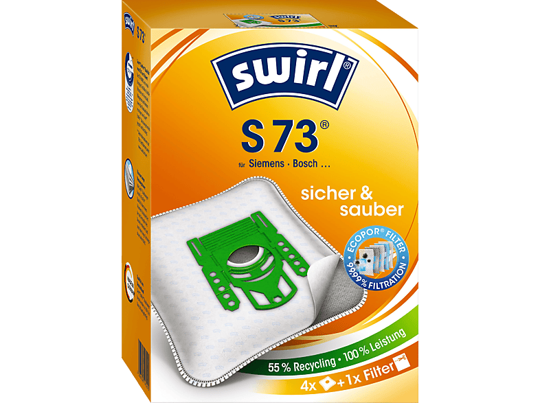 SWIRL - Swirl® S 73® EcoPor® Staubsaugerbeutel SWIRL - Swirl® S 73® EcoPor® Staubsaugerbeutel von SWIRL