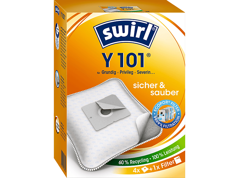 SWIRL - Swirl® Y 101® EcoPor® Staubsaugerbeutel von SWIRL
