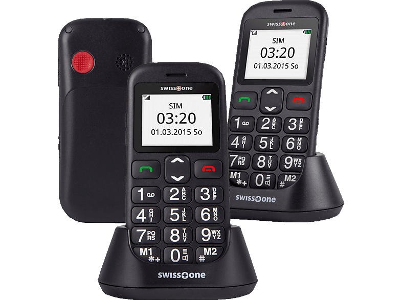 SWISSTONE BBM 320C Seniorenhandy, Schwarz SWISSTONE BBM 320C Seniorenhandy, Schwarz von SWISSTONE