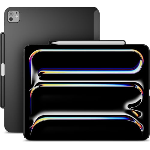 SWITCHEASY CoverBuddy Lite für 2024 iPad Pro 13 Zoll - iPad Pro Hülle kompatibel mit Magic Keyboard für iPad Pro (M4), mit Apple Pencil Pro Stifthalter - Schwarz von SWITCHEASY