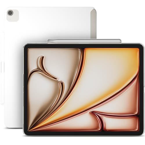 SWITCHEASY CoverBuddy Lite für 2024 iPad Air 13 Zoll – Hülle Kompatibel Mit Magic Keyboard (M2), Mit Apple Pencil Pro Stifthalter, Weiß von SWITCHEASY